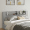 vidaXL - Hoofdbordkast - met - LED - 200x16,5x103,5 - cm - grijs - sonoma