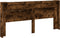 vidaXL - Hoofdbordkast - met - LED - 220x16,5x103,5 - cm - gerookt - eikenkleurig
