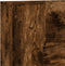 vidaXL - Hoofdbordkast - met - LED - 220x16,5x103,5 - cm - gerookt - eikenkleurig