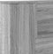 vidaXL - Hoofdbordkast - met - LED - 220x16,5x103,5 - cm - grijs - sonoma - eikenkleur