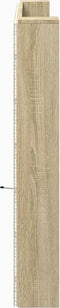 vidaXL - Hoofdbordkast - met - LED - 220x16,5x103,5 - cm - sonoma - eikenkleurig