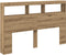 vidaXL - Hoofdbordkast - met - LED - artisan - 160x17x102 - cm - eikenkleurig
