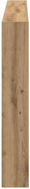 vidaXL - Hoofdbordkast - met - LED - artisan - 180x17x102 - cm - eikenkleurig