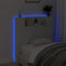 vidaXL - Hoofdbordkast - met - LED-verlichting - 100x16,5x103,5 - cm - wit