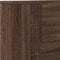 vidaXL - Hoofdbordkast - met - LED-verlichting - 100x16,5x103,5 - cm - bruin - eiken