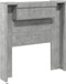 vidaXL - Hoofdbordkast - met - LED-verlichting - 100x16,5x103,5 - cm - betongrijs