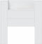 vidaXL - Hoofdbordkast - met - LED-verlichting - 100x16,5x103,5 - cm - wit