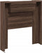 vidaXL - Hoofdbordkast - met - LED-verlichting - 100x16,5x103,5 - cm - bruin - eiken