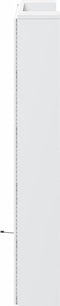 vidaXL - Hoofdbordkast - met - LED-verlichting - 100x16,5x103,5 - cm - wit