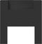 vidaXL - Hoofdbordkast - met - LED-verlichting - 100x16,5x103,5 - cm - zwart