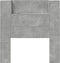 vidaXL - Hoofdbordkast - met - LED-verlichting - 100x16,5x103,5 - cm - betongrijs