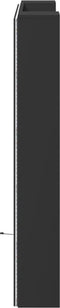 vidaXL - Hoofdbordkast - met - LED-verlichting - 100x16,5x103,5 - cm - zwart