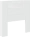 vidaXL - Hoofdbordkast - met - LED-verlichting - 100x16,5x103,5 - cm - wit