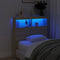 vidaXL - Hoofdbordkast - met - LED-verlichting - 100x17x102 - cm - sonoma - eiken