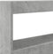 vidaXL - Hoofdbordkast - met - LED-verlichting - 100x17x102 - cm - betongrijs