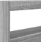 vidaXL - Hoofdbordkast - met - LED-verlichting - 100x17x102 - cm - grijs - sonoma