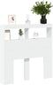 vidaXL - Hoofdbordkast - met - LED-verlichting - 100x17x102 - cm - wit