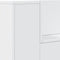 vidaXL - Hoofdbordkast - met - LED-verlichting - 120x16,5x103,5 - cm - wit