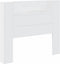 vidaXL - Hoofdbordkast - met - LED-verlichting - 120x16,5x103,5 - cm - wit