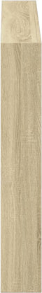 vidaXL - Hoofdbordkast - met - LED-verlichting - 120x17x102 - cm - sonoma - eiken