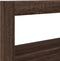 vidaXL - Hoofdbordkast - met - LED-verlichting - 120x17x102 - cm - bruin - eiken