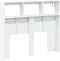 vidaXL - Hoofdbordkast - met - LED-verlichting - 120x17x102 - cm - wit
