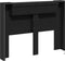 vidaXL - Hoofdbordkast - met - LED-verlichting - 140x16,5x103,5 - cm - zwart