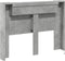 vidaXL - Hoofdbordkast - met - LED-verlichting - 140x16,5x103,5 - cm - betongrijs