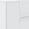 vidaXL - Hoofdbordkast - met - LED-verlichting - 140x16,5x103,5 - cm - wit