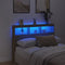 vidaXL - Hoofdbordkast - met - LED-verlichting - 140x17x102 - cm - sonoma - eiken