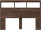 vidaXL - Hoofdbordkast - met - LED-verlichting - 140x17x102 - cm - bruin - eiken