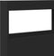 vidaXL - Hoofdbordkast - met - LED-verlichting - 140x17x102 - cm - zwart