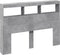 vidaXL - Hoofdbordkast - met - LED-verlichting - 140x17x102 - cm - betongrijs