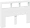 vidaXL - Hoofdbordkast - met - LED-verlichting - 140x17x102 - cm - wit