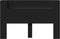 vidaXL - Hoofdbordkast - met - LED-verlichting - 160x16,5x103,5 - cm - zwart