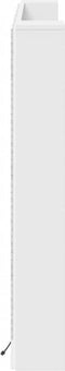 vidaXL - Hoofdbordkast - met - LED-verlichting - 160x16,5x103,5 - cm - wit