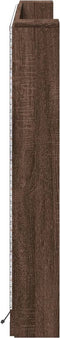 vidaXL - Hoofdbordkast - met - LED-verlichting - 160x16,5x103,5 - cm - bruin - eiken