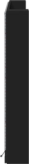 vidaXL - Hoofdbordkast - met - LED-verlichting - 160x16,5x103,5 - cm - zwart