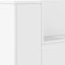 vidaXL - Hoofdbordkast - met - LED-verlichting - 160x16,5x103,5 - cm - wit