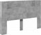 vidaXL - Hoofdbordkast - met - LED-verlichting - 160x16,5x103,5 - cm - betongrijs