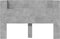 vidaXL - Hoofdbordkast - met - LED-verlichting - 160x16,5x103,5 - cm - betongrijs