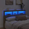 vidaXL - Hoofdbordkast - met - LED-verlichting - 160x17x102 - cm - sonoma - eiken