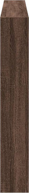 vidaXL - Hoofdbordkast - met - LED-verlichting - 160x17x102 - cm - bruin - eiken