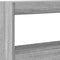 vidaXL - Hoofdbordkast - met - LED-verlichting - 160x17x102 - cm - grijs - sonoma