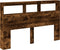 vidaXL - Hoofdbordkast - met - LED-verlichting - 160x17x102 - cm - gerookt - eiken