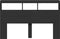 vidaXL - Hoofdbordkast - met - LED-verlichting - 160x17x102 - cm - zwart