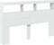 vidaXL - Hoofdbordkast - met - LED-verlichting - 160x17x102 - cm - wit
