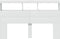 vidaXL - Hoofdbordkast - met - LED-verlichting - 160x17x102 - cm - wit