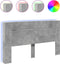 vidaXL - Hoofdbordkast - met - LED-verlichting - 180x16,5x103,5 - cm - betongrijs