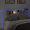 vidaXL - Hoofdbordkast - met - LED-verlichting - 180x16,5x103,5 - cm - wit
